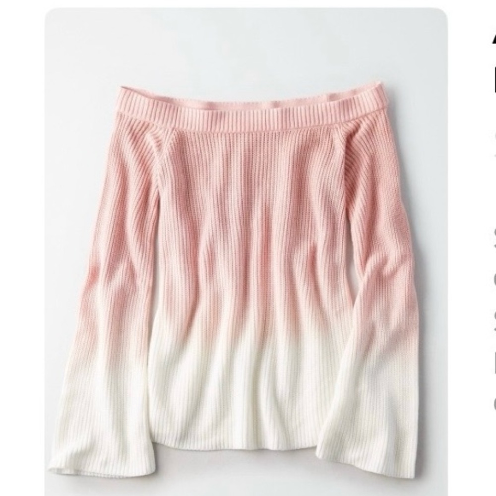 American eagle 🦅 off -Shoulder Bell Sleeve Sweater